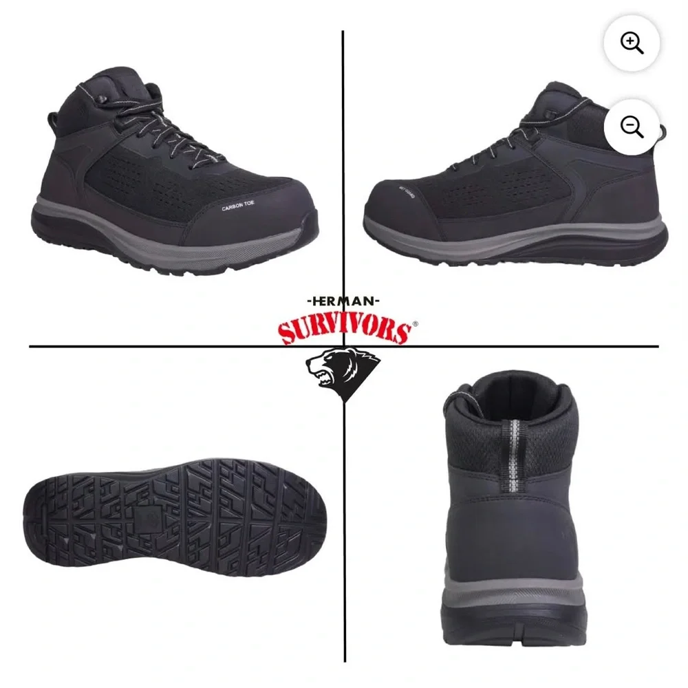 Herman Survivors Men's Castle Carbon Safety Toe Work Shoes